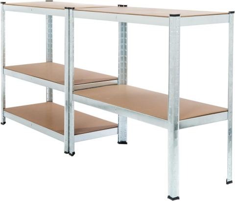 REGAŁ MAGAZYNOWY DO GARAŻU DOMU STAL MDF 180x90x40cm 875KG StandHeiz REGAŁ MAGAZYNOWY DO GARAŻU DOMU STAL MDF 180x90x40cm 875KG StandHeiz
