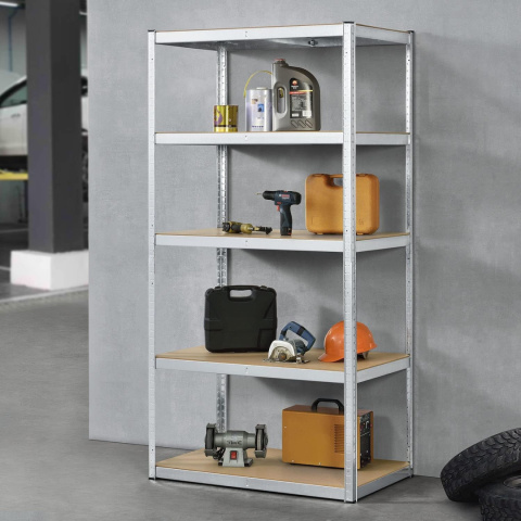 REGAŁ MAGAZYNOWY DO GARAŻU DOMU STAL MDF 180x90x40cm 875KG StandHeiz REGAŁ MAGAZYNOWY DO GARAŻU DOMU STAL MDF 180x90x40cm 875KG StandHeiz