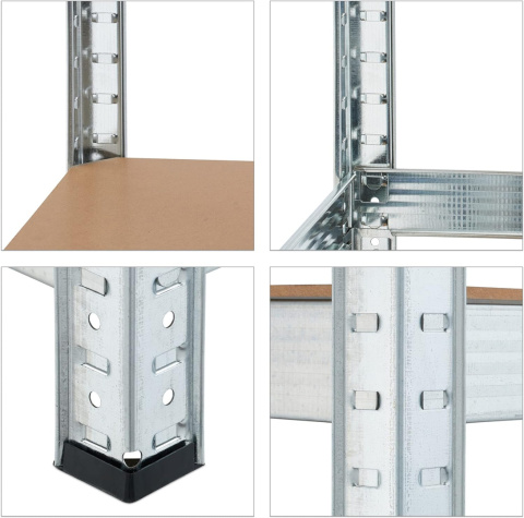REGAŁ MAGAZYNOWY DO GARAŻU DOMU STAL MDF 180x90x40cm 875KG StandHeiz REGAŁ MAGAZYNOWY DO GARAŻU DOMU STAL MDF 180x90x40cm 875KG StandHeiz