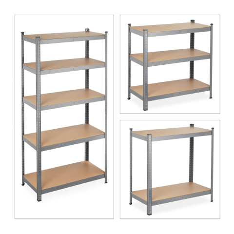 REGAŁ MAGAZYNOWY DO GARAŻU DOMU STAL MDF 180x90x40cm 875KG StandHeiz REGAŁ MAGAZYNOWY DO GARAŻU DOMU STAL MDF 180x90x40cm 875KG StandHeiz