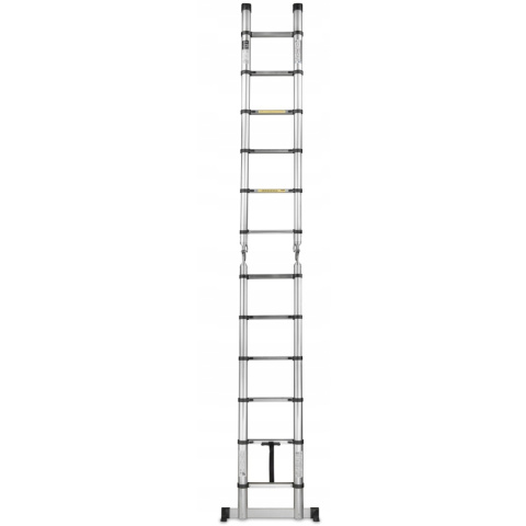 DRABINA TELESKOPOWA ALUMINIOWA 6,2m (3,1m + 3,1m) PRZEGUBOWA DRABINA TELESKOPOWA ALUMINIOWA 6,2m (3,1m + 3,1m) PRZEGUBOWA