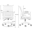FOTEL OBROTOWY KOMPUTEROWY KRZESŁO BIUROWE DO PRACY DOMU BIURA ERGONOMICZNE